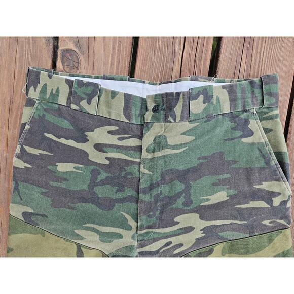 Vintage Cabelas Brush Guard Camo Hunting Pants Fleece Lined Upland Mens 36 - Picture 3 of 12